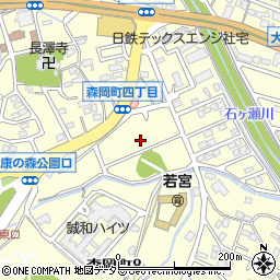 愛知県大府市森岡町鴻ノ巣周辺の地図