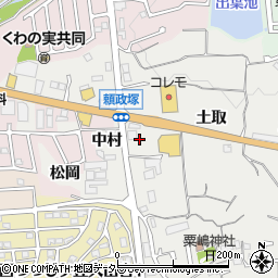 京都府亀岡市篠町浄法寺中村40周辺の地図