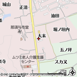 京都府亀岡市下矢田町大末7周辺の地図