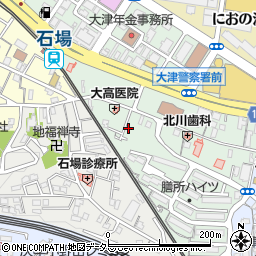 滋賀県大津市打出浜7-7周辺の地図