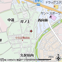 京都府亀岡市中矢田町岸ノ上5-1周辺の地図