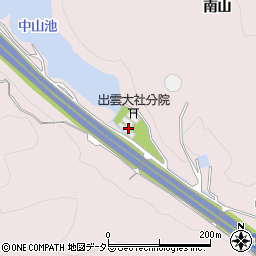 京都府亀岡市下矢田町中山周辺の地図