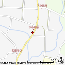 兵庫県丹波篠山市今田町下小野原740周辺の地図