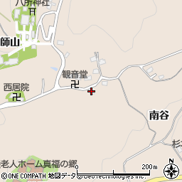 愛知県岡崎市真福寺町南谷50-1周辺の地図