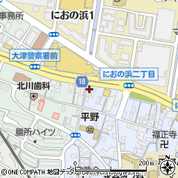 滋賀県大津市馬場1丁目6-8周辺の地図