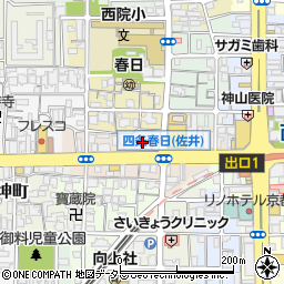 京都中央信用金庫西院支店周辺の地図
