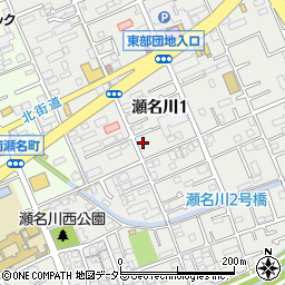 すずらん薬局　瀬名川店周辺の地図