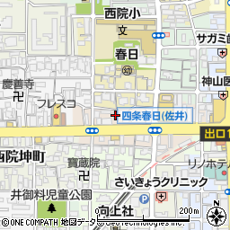 京都古着王国　京都西院店周辺の地図