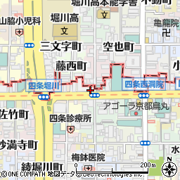 京都府京都市下京区藤本寄町周辺の地図