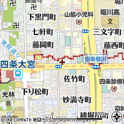 京都銀行大宮支店周辺の地図