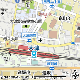 日本政策金融公庫　大津支店国民生活事業周辺の地図