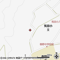 静岡県浜松市天竜区春野町気田688周辺の地図