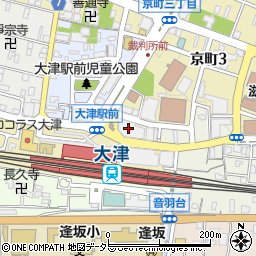 株式会社パスコ　滋賀支店周辺の地図