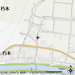 岡山県美作市朽木143周辺の地図