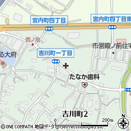 吉川町１周辺の地図