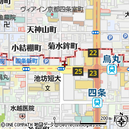 あおぞら銀行京都支店周辺の地図