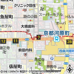 下京警察署新京極交番周辺の地図