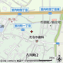 愛知県大府市吉川町1丁目161周辺の地図