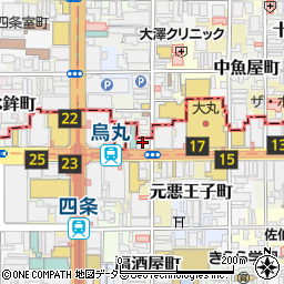 野村の仲介ＰＬＵＳ　京都センター周辺の地図