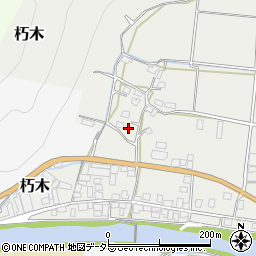 岡山県美作市朽木165周辺の地図