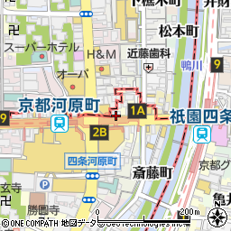 京都府京都市下京区真町周辺の地図