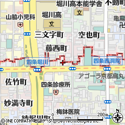 朝日生命保険相互会社　京滋支社　京都営業所周辺の地図