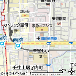 電機連合　京都地方協議会周辺の地図