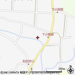 兵庫県丹波篠山市今田町下小野原457周辺の地図