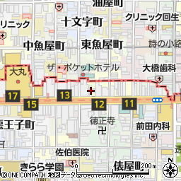 京都府京都市下京区立売東町5-5周辺の地図