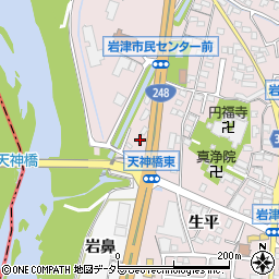 株式会社成田モータース　展示場周辺の地図