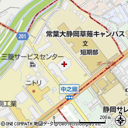 まごころ訪問看護ステーション静岡周辺の地図