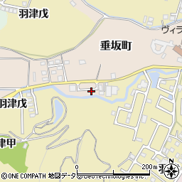 三重県四日市市垂坂町47周辺の地図