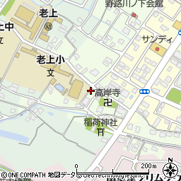 滋賀県草津市野路町519-1周辺の地図