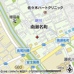 静岡県静岡市葵区南瀬名町6-40周辺の地図