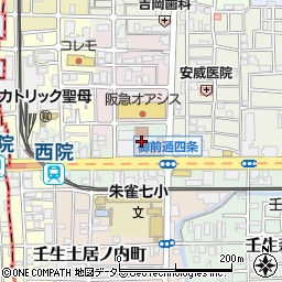 京都市身体障害者リハビリテーションセンター周辺の地図