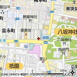 株式会社祇園小石祇園本店周辺の地図
