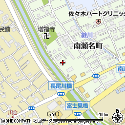 静岡県静岡市葵区南瀬名町6-7周辺の地図