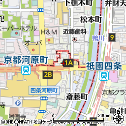 ケイ・ウノ京都店周辺の地図