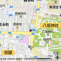 株式会社志津屋　祇園店周辺の地図