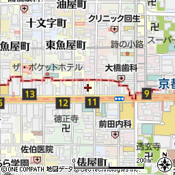 京都府京都市下京区立売東町28-2周辺の地図