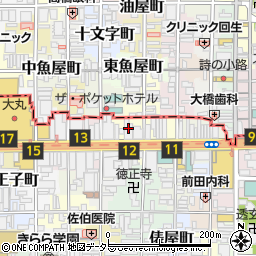 日土地京都四条通ビル周辺の地図