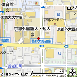 メキシコ名誉領事館（京都）周辺の地図
