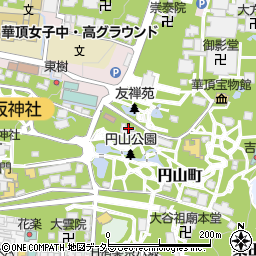 京都府京都市東山区円山町620周辺の地図