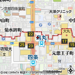 三井住友銀行京都支店周辺の地図