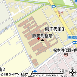 静岡刑務所周辺の地図