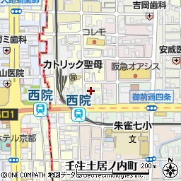 京都府京都市中京区壬生淵田町34周辺の地図