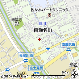 静岡県静岡市葵区南瀬名町6-39周辺の地図