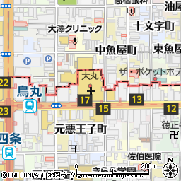 ル プチメック 大丸京都店周辺の地図
