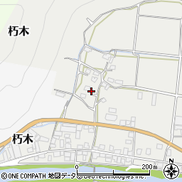 岡山県美作市朽木158周辺の地図