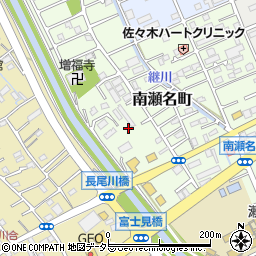 静岡県静岡市葵区南瀬名町6周辺の地図